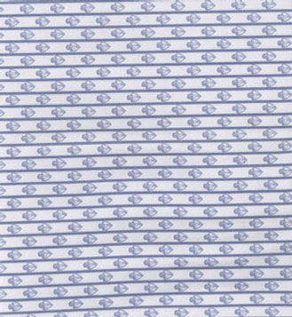 Dollhouse Miniature Cotton Fabric: Leslie Stripe